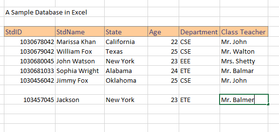 Crear una base de datos de bÃºsqueda en Excel 3