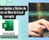 7 formas rÃ¡pidas y fÃ¡ciles de reparar un libro de Excel corrupto
