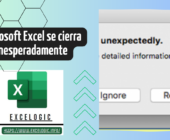 Microsoft Excel se cierra inesperadamente