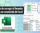 8 formas de corregir el formato de datos no reconocido de Excel
