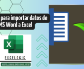 2 pasos para importar datos de MS Word a Excel