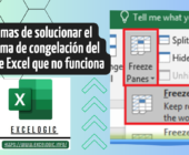 5 formas de solucionar el problema de congelaciÃ³n del panel de Excel que no funciona