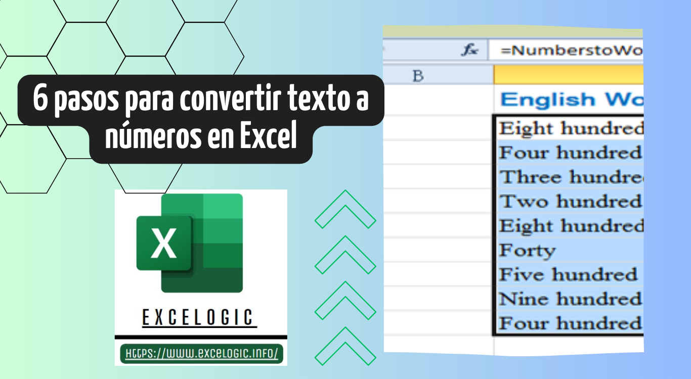 6 pasos para convertir texto a números en Excel 💚