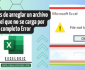 5 formas de arreglar un archivo de Excel que no se carga por completo Error