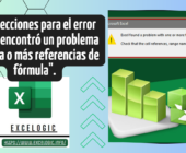 8 Correcciones para el error Â«Excel encontrÃ³ un problema con una o mÃ¡s referencias de fÃ³rmulaÂ».