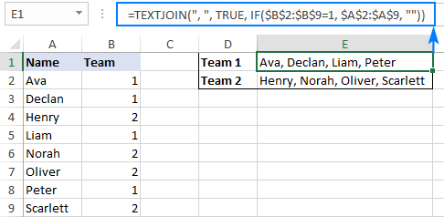  La funciÃ³n Excel Textjoin no funciona 3