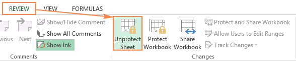 Desbloquear hoja de cÃ¡lculo de Excel protegida 2